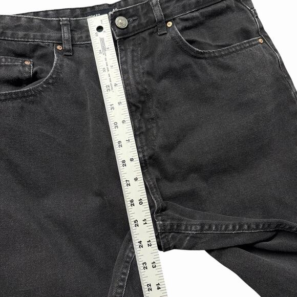 Sinsay Mom Fit Jeans Black Women’s US Sz 10 High Rise Straight Leg - Picture 3 of 12